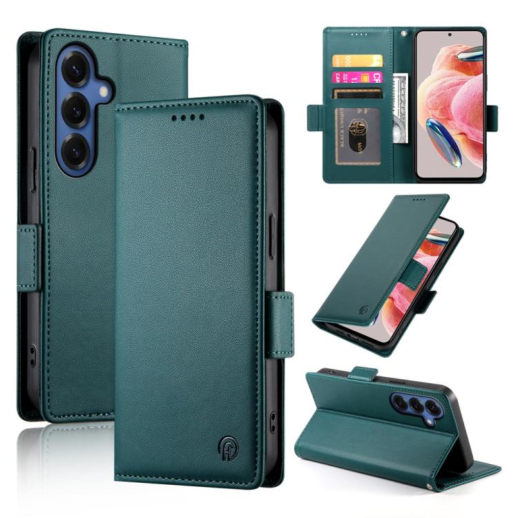 Custodia per telefono in pelle smerigliata magnetica con fibbia laterale, For Samsung Galaxy S26 Ultra 5G, For Samsung Galaxy S26 5G, For Samsung Galaxy S25 FE 5G