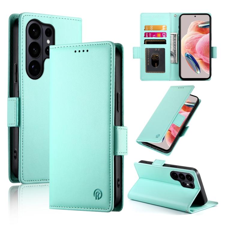 Custodia per telefono in pelle smerigliata magnetica con fibbia laterale, For Samsung Galaxy S26 Ultra 5G, For Samsung Galaxy S26 5G, For Samsung Galaxy S25 FE 5G
