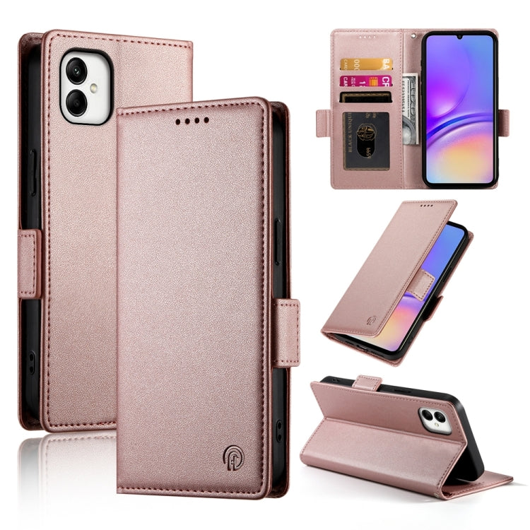 Custodia per telefono in pelle smerigliata magnetica con fibbia laterale, For Samsung Galaxy A05, For Samsung Galaxy A05s, For Samsung Galaxy A25 5G Global