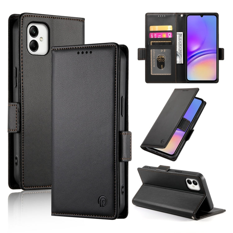 Custodia per telefono in pelle smerigliata magnetica con fibbia laterale, For Samsung Galaxy A05, For Samsung Galaxy A05s, For Samsung Galaxy A25 5G Global