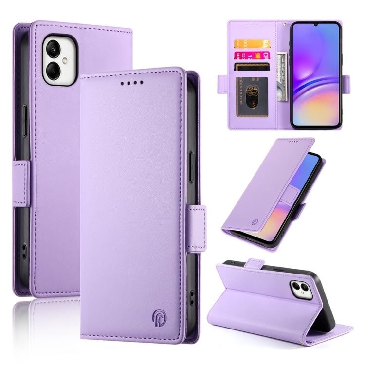 Custodia per telefono in pelle smerigliata magnetica con fibbia laterale, For Samsung Galaxy A05, For Samsung Galaxy A05s, For Samsung Galaxy A25 5G Global