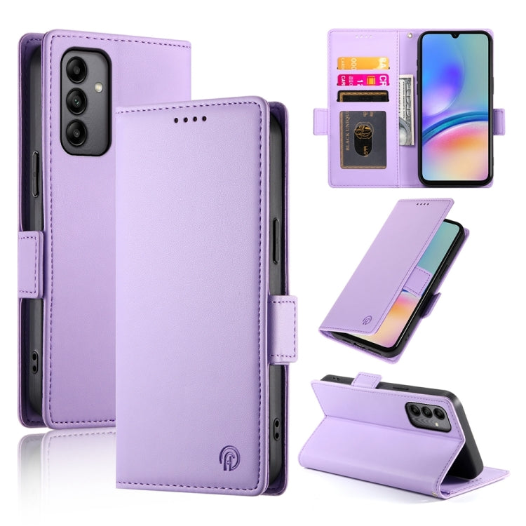 Custodia per telefono in pelle smerigliata magnetica con fibbia laterale, For Samsung Galaxy A05, For Samsung Galaxy A05s, For Samsung Galaxy A25 5G Global