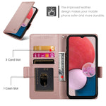 Custodia per telefono in pelle smerigliata magnetica con fibbia laterale, For Samsung Galaxy A13 4G / 5G / A04s, For Samsung Galaxy A23 4G / 5G, For Samsung Galaxy A53 5G