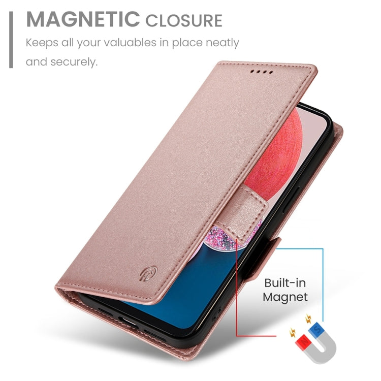 Custodia per telefono in pelle smerigliata magnetica con fibbia laterale, For Samsung Galaxy A13 4G / 5G / A04s, For Samsung Galaxy A23 4G / 5G, For Samsung Galaxy A53 5G