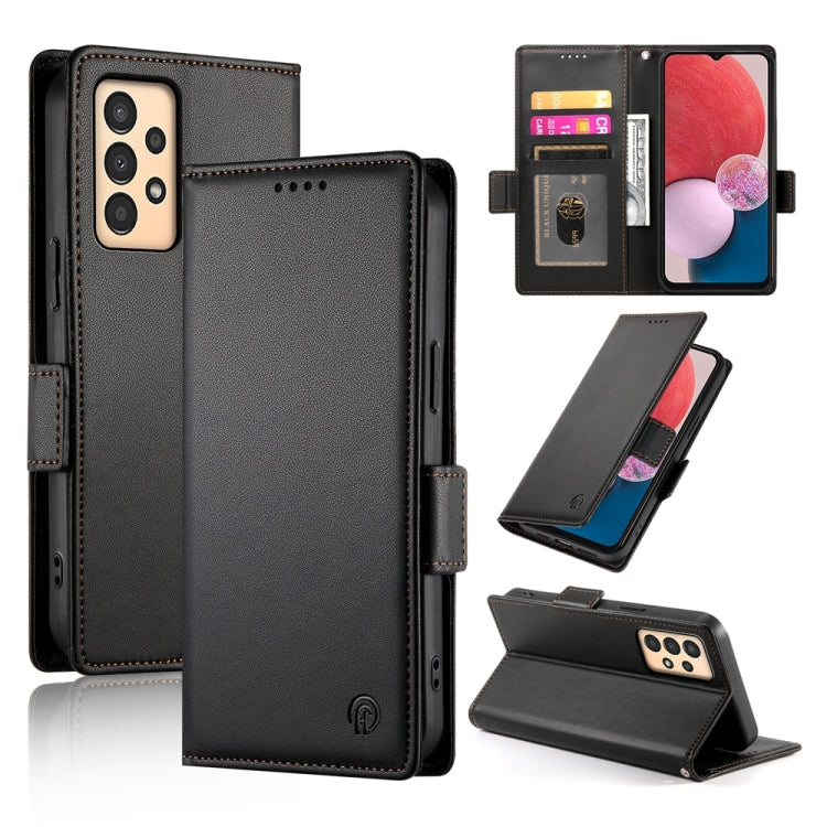 Custodia per telefono in pelle smerigliata magnetica con fibbia laterale, For Samsung Galaxy A13 4G / 5G / A04s, For Samsung Galaxy A23 4G / 5G, For Samsung Galaxy A53 5G