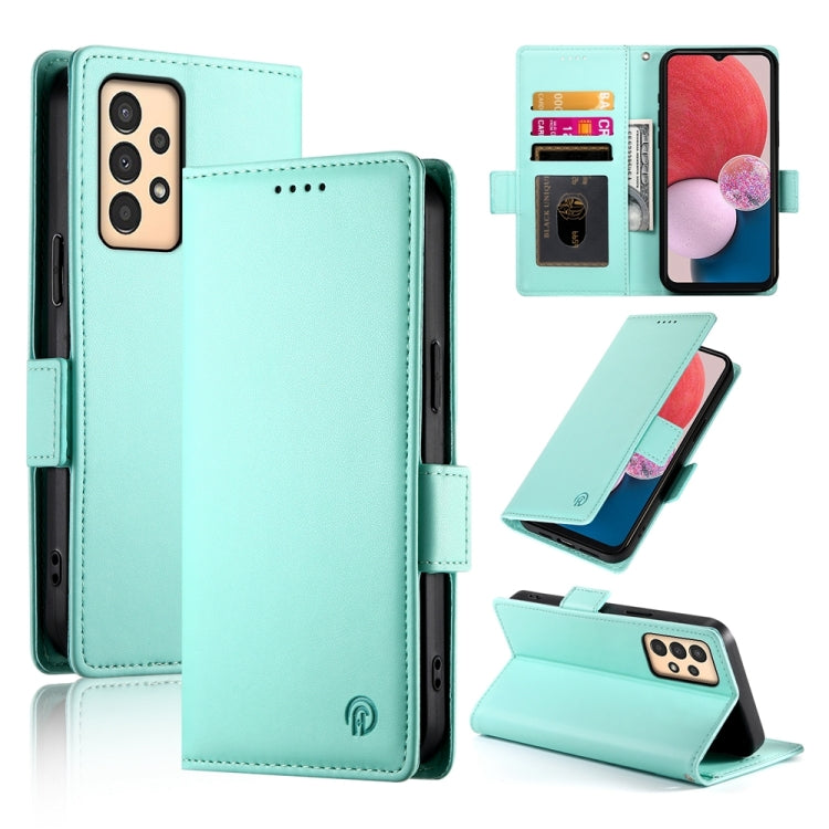 Custodia per telefono in pelle smerigliata magnetica con fibbia laterale, For Samsung Galaxy A13 4G / 5G / A04s, For Samsung Galaxy A23 4G / 5G, For Samsung Galaxy A53 5G