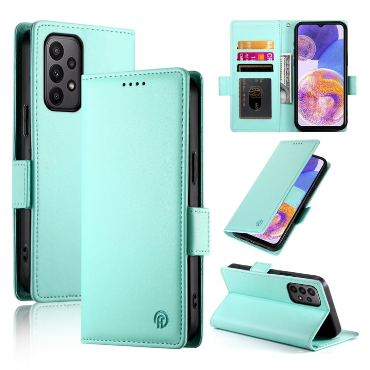 Custodia per telefono in pelle smerigliata magnetica con fibbia laterale, For Samsung Galaxy A13 4G / 5G / A04s, For Samsung Galaxy A23 4G / 5G, For Samsung Galaxy A53 5G