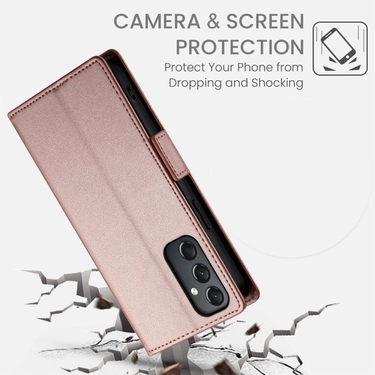 Custodia per telefono in pelle smerigliata magnetica con fibbia laterale, For Samsung Galaxy A24 4G Global, For Samsung Galaxy A14 4G / 5G, For Samsung Galaxy A34 5G