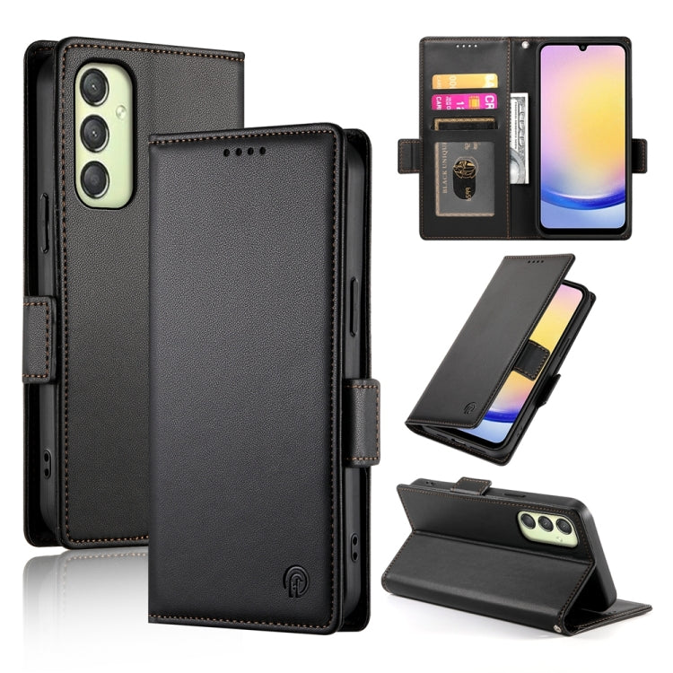 Custodia per telefono in pelle smerigliata magnetica con fibbia laterale, For Samsung Galaxy A05, For Samsung Galaxy A05s, For Samsung Galaxy A25 5G Global
