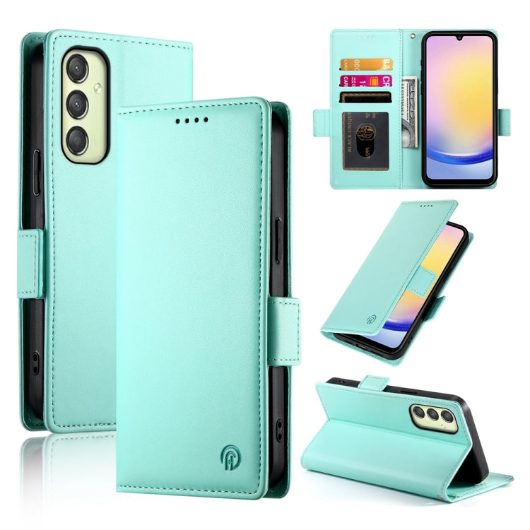 Custodia per telefono in pelle smerigliata magnetica con fibbia laterale, For Samsung Galaxy A05, For Samsung Galaxy A05s, For Samsung Galaxy A25 5G Global