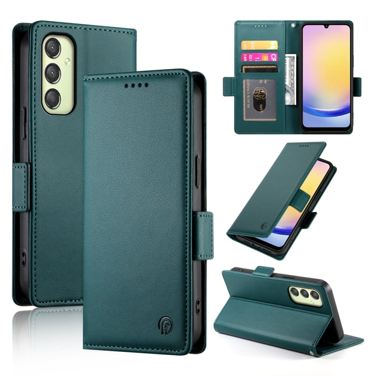 Custodia per telefono in pelle smerigliata magnetica con fibbia laterale, For Samsung Galaxy A05, For Samsung Galaxy A05s, For Samsung Galaxy A25 5G Global