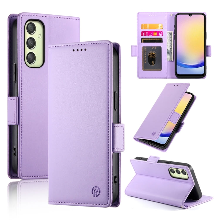 Custodia per telefono in pelle smerigliata magnetica con fibbia laterale, For Samsung Galaxy A05, For Samsung Galaxy A05s, For Samsung Galaxy A25 5G Global
