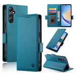 Custodia per telefono in pelle smerigliata magnetica con fibbia laterale, For Samsung Galaxy A24 4G Global, For Samsung Galaxy A14 4G / 5G, For Samsung Galaxy A34 5G