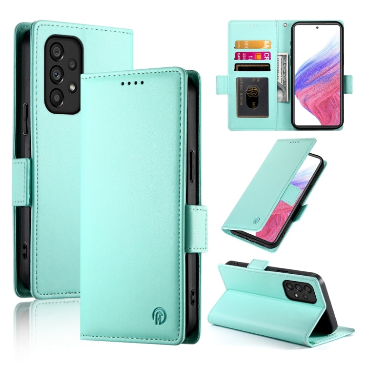 Custodia per telefono in pelle smerigliata magnetica con fibbia laterale, For Samsung Galaxy A13 4G / 5G / A04s, For Samsung Galaxy A23 4G / 5G, For Samsung Galaxy A53 5G