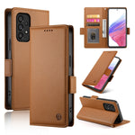 Custodia per telefono in pelle smerigliata magnetica con fibbia laterale, For Samsung Galaxy A13 4G / 5G / A04s, For Samsung Galaxy A23 4G / 5G, For Samsung Galaxy A53 5G
