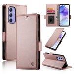 Custodia per telefono in pelle smerigliata magnetica con fibbia laterale, For Samsung Galaxy A16 5G, For Samsung Galaxy A55 5G, For Samsung Galaxy A35 5G