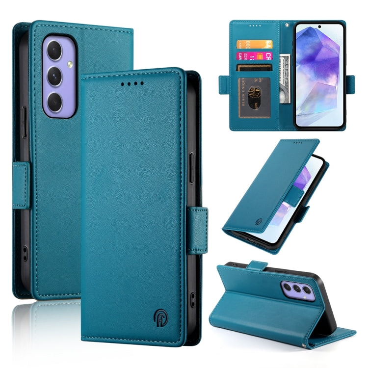 Custodia per telefono in pelle smerigliata magnetica con fibbia laterale, For Samsung Galaxy A16 5G, For Samsung Galaxy A55 5G, For Samsung Galaxy A35 5G
