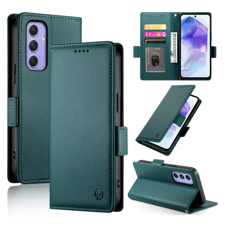 Custodia per telefono in pelle smerigliata magnetica con fibbia laterale, For Samsung Galaxy A16 5G, For Samsung Galaxy A55 5G, For Samsung Galaxy A35 5G