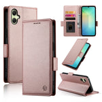 Custodia per telefono in pelle smerigliata magnetica con fibbia laterale, For Samsung Galaxy A26 5G / A16 / A17 4G, For Samsung Galaxy A06 4G / 5G / A07 4G, For Samsung Galaxy A36