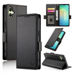 Custodia per telefono in pelle smerigliata magnetica con fibbia laterale, For Samsung Galaxy A26 5G / A16 / A17 4G, For Samsung Galaxy A06 4G / 5G / A07 4G, For Samsung Galaxy A36