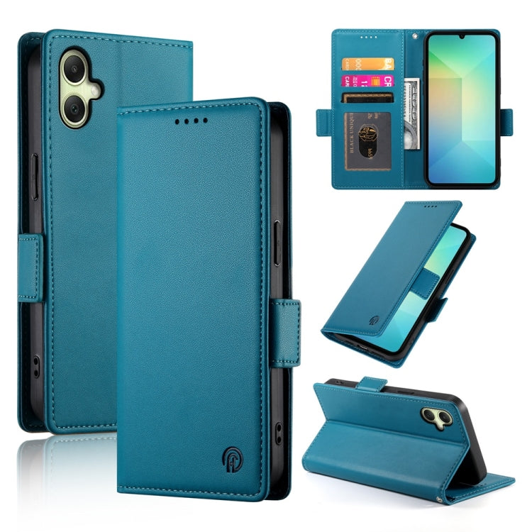 Custodia per telefono in pelle smerigliata magnetica con fibbia laterale, For Samsung Galaxy A26 5G / A16 / A17 4G, For Samsung Galaxy A06 4G / 5G / A07 4G, For Samsung Galaxy A36