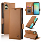 Custodia per telefono in pelle smerigliata magnetica con fibbia laterale, For Samsung Galaxy A26 5G / A16 / A17 4G, For Samsung Galaxy A06 4G / 5G / A07 4G, For Samsung Galaxy A36