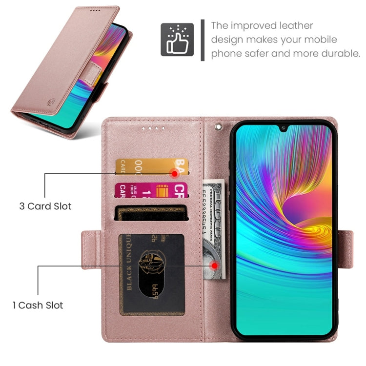 Custodia per telefono in pelle smerigliata magnetica con fibbia laterale, For Samsung Galaxy A16 5G, For Samsung Galaxy A55 5G, For Samsung Galaxy A35 5G