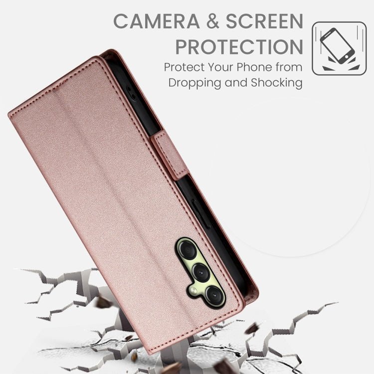 Custodia per telefono in pelle smerigliata magnetica con fibbia laterale, For Samsung Galaxy A16 5G, For Samsung Galaxy A55 5G, For Samsung Galaxy A35 5G