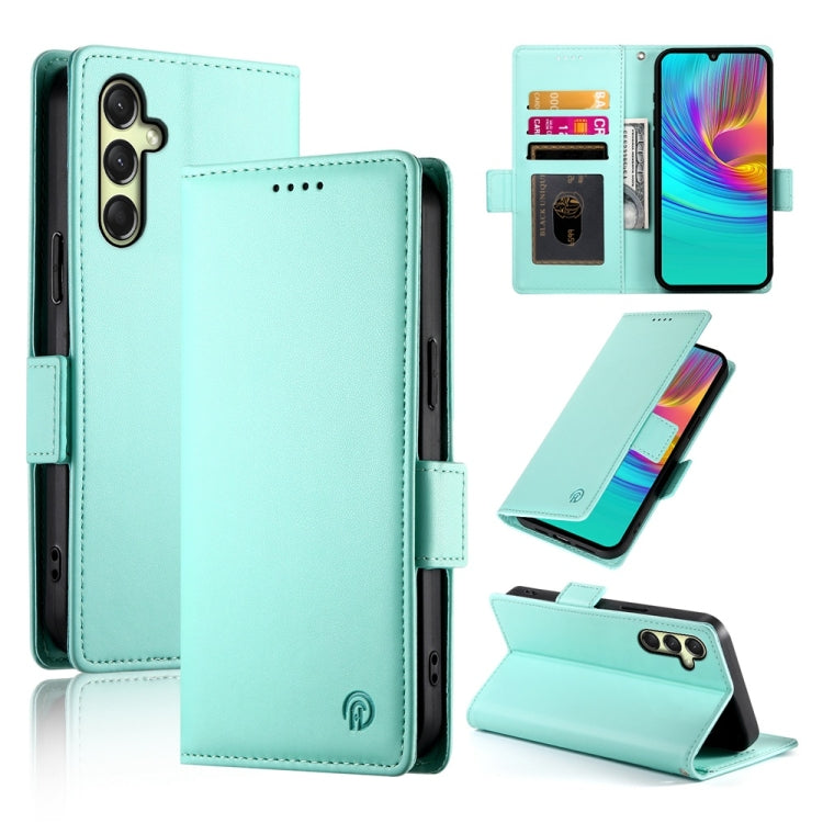 Custodia per telefono in pelle smerigliata magnetica con fibbia laterale, For Samsung Galaxy A16 5G, For Samsung Galaxy A55 5G, For Samsung Galaxy A35 5G
