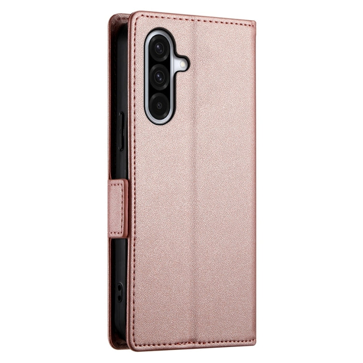 Custodia per telefono in pelle smerigliata magnetica con fibbia laterale, For Samsung Galaxy A26 5G / A16 / A17 4G, For Samsung Galaxy A06 4G / 5G / A07 4G, For Samsung Galaxy A36