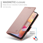 Custodia per telefono in pelle smerigliata magnetica con fibbia laterale, For Samsung Galaxy A26 5G / A16 / A17 4G, For Samsung Galaxy A06 4G / 5G / A07 4G, For Samsung Galaxy A36
