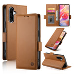 Custodia per telefono in pelle smerigliata magnetica con fibbia laterale, For Samsung Galaxy A26 5G / A16 / A17 4G, For Samsung Galaxy A06 4G / 5G / A07 4G, For Samsung Galaxy A36