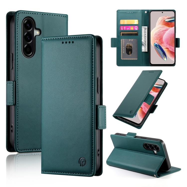 Custodia per telefono in pelle smerigliata magnetica con fibbia laterale, For Samsung Galaxy A57 5G, For Samsung Galaxy A37 5G, For Galaxy A27 5G