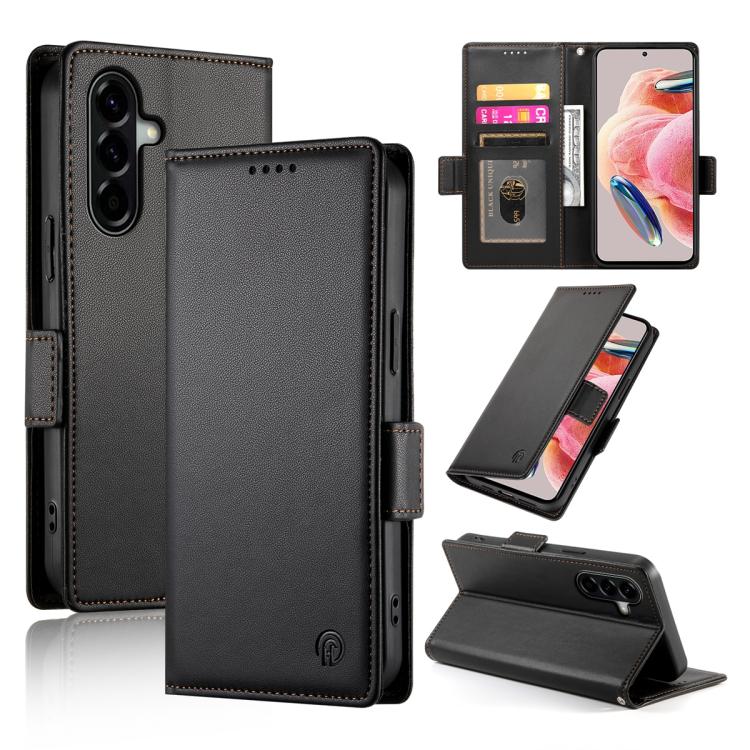Custodia per telefono in pelle smerigliata magnetica con fibbia laterale, For Samsung Galaxy A57 5G, For Samsung Galaxy A37 5G, For Galaxy A27 5G