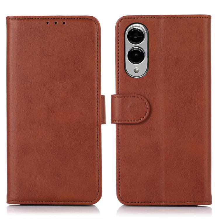 Custodia per cellulare in pelle con texture mucca, For Samsung Galaxy S25 Edge 5G, For Samsung Galaxy S24 FE 5G