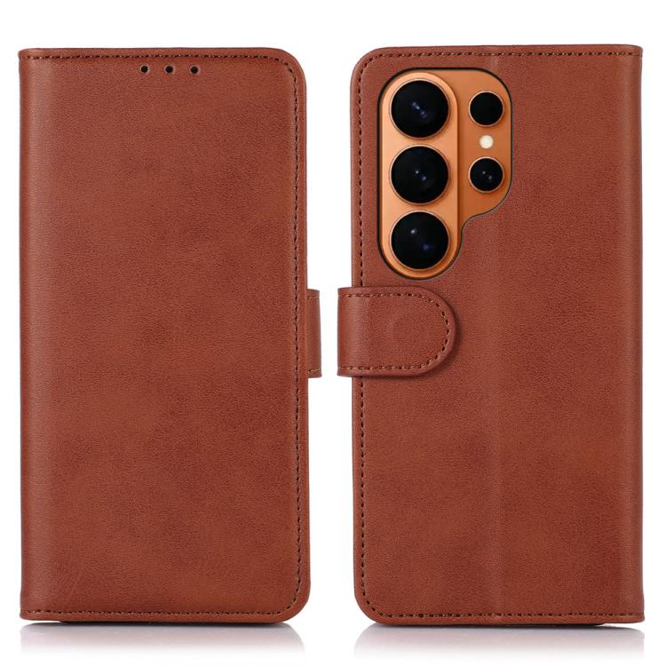 Custodia per cellulare in pelle con texture mucca, For Galaxy S26 FE 5G, For Samsung Galaxy S26+ 5G, For Samsung Galaxy S26 Edge 5G, For Samsung Galaxy S26 Ultra 5G, For Samsung Galaxy S26 5G, For Samsung Galaxy S25 FE 5G