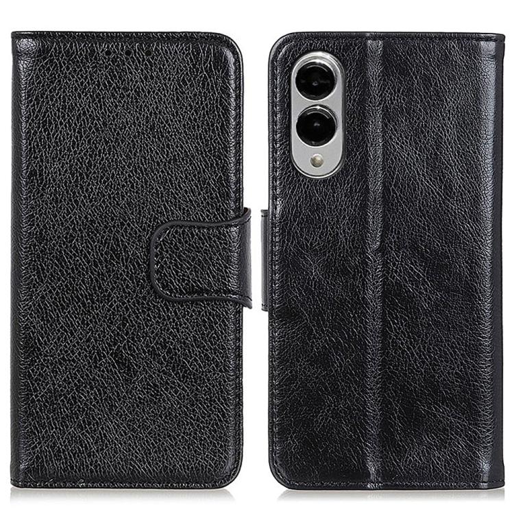 Custodia per telefono in pelle con chiusura orizzontale con texture Nappa, For Galaxy S26 FE 5G, For Samsung Galaxy S26+ 5G, For Samsung Galaxy S26 Edge 5G, For Samsung Galaxy S26 5G, For Samsung Galaxy S25 FE 5G, For Samsung Galaxy S25 Edge 5G