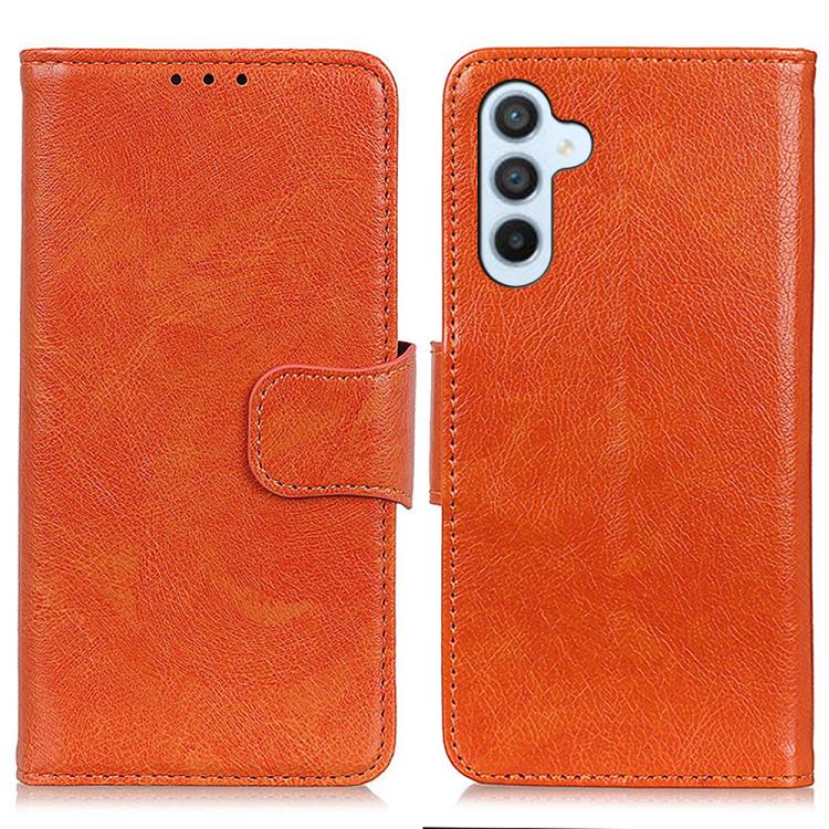 Custodia per telefono in pelle con chiusura orizzontale con texture Nappa, For Galaxy S26 FE 5G, For Samsung Galaxy S26+ 5G, For Samsung Galaxy S26 Edge 5G, For Samsung Galaxy S26 5G, For Samsung Galaxy S25 FE 5G, For Samsung Galaxy S25 Edge 5G