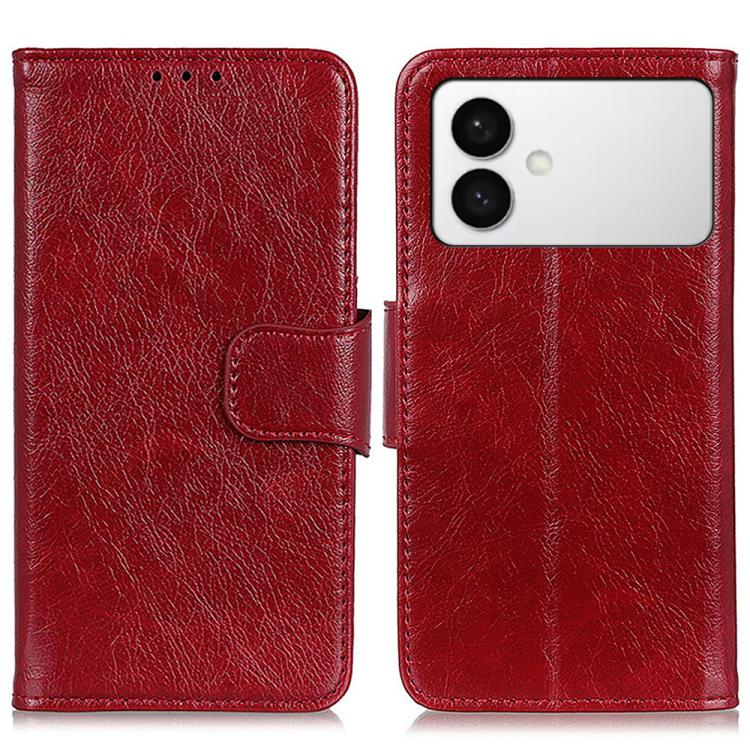 Custodia per telefono in pelle con chiusura orizzontale con texture Nappa, For Galaxy S26 FE 5G, For Samsung Galaxy S26+ 5G, For Samsung Galaxy S26 Edge 5G, For Samsung Galaxy S26 5G, For Samsung Galaxy S25 FE 5G, For Samsung Galaxy S25 Edge 5G