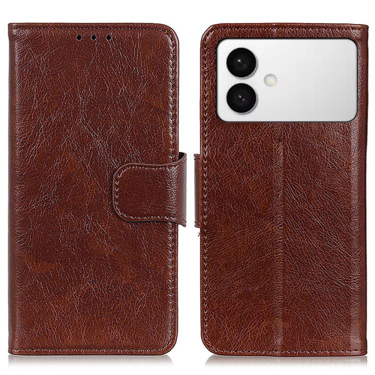 Custodia per telefono in pelle con chiusura orizzontale con texture Nappa, For Galaxy S26 FE 5G, For Samsung Galaxy S26+ 5G, For Samsung Galaxy S26 Edge 5G, For Samsung Galaxy S26 5G, For Samsung Galaxy S25 FE 5G, For Samsung Galaxy S25 Edge 5G