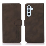Custodia per telefono in pelle con texture opaca KHAZNEH, For Samsung Galaxy S25 Edge 5G, For Samsung Galaxy S25 Ultra 5G, For Samsung Galaxy S24 FE 5G