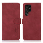 Custodia per telefono in pelle con texture opaca KHAZNEH, For Samsung Galaxy S25 Edge 5G, For Samsung Galaxy S25 Ultra 5G, For Samsung Galaxy S24 FE 5G