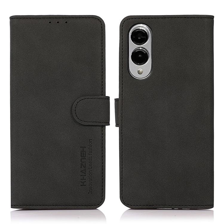 Custodia per telefono in pelle con texture opaca KHAZNEH, For Samsung Galaxy S25 Edge 5G, For Samsung Galaxy S25 Ultra 5G, For Samsung Galaxy S24 FE 5G