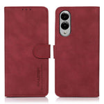 Custodia per telefono in pelle con texture opaca KHAZNEH, For Samsung Galaxy S25 Edge 5G, For Samsung Galaxy S25 Ultra 5G, For Samsung Galaxy S24 FE 5G