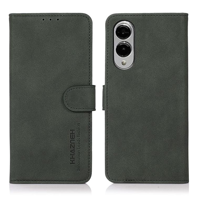 Custodia per telefono in pelle con texture opaca KHAZNEH, For Samsung Galaxy S25 Edge 5G, For Samsung Galaxy S25 Ultra 5G, For Samsung Galaxy S24 FE 5G