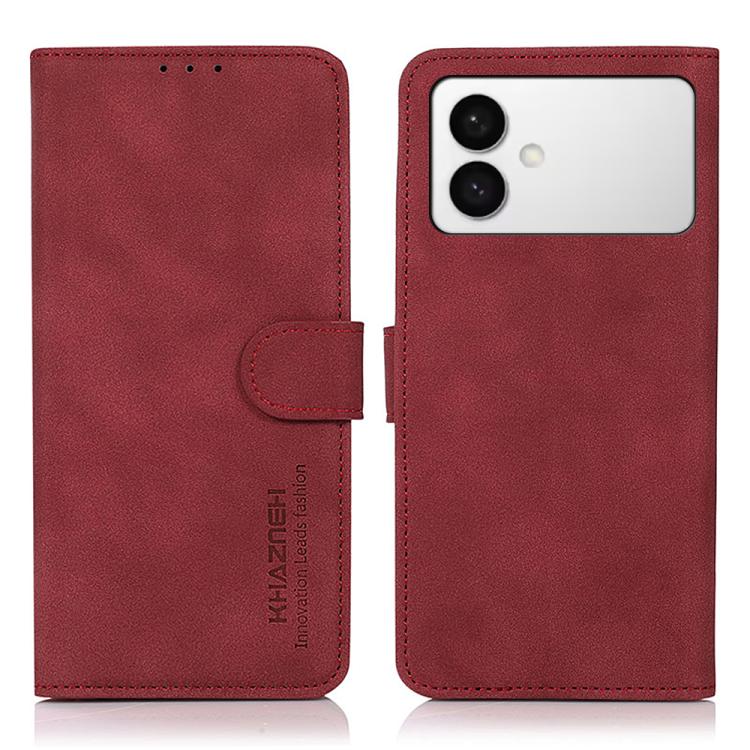 Custodia per telefono in pelle con texture opaca KHAZNEH, For Galaxy S26 FE 5G, For Samsung Galaxy S26+ 5G, For Samsung Galaxy S26 Edge 5G, For Samsung Galaxy S26 Ultra 5G, For Samsung Galaxy S26 5G, For Samsung Galaxy S25 FE 5G