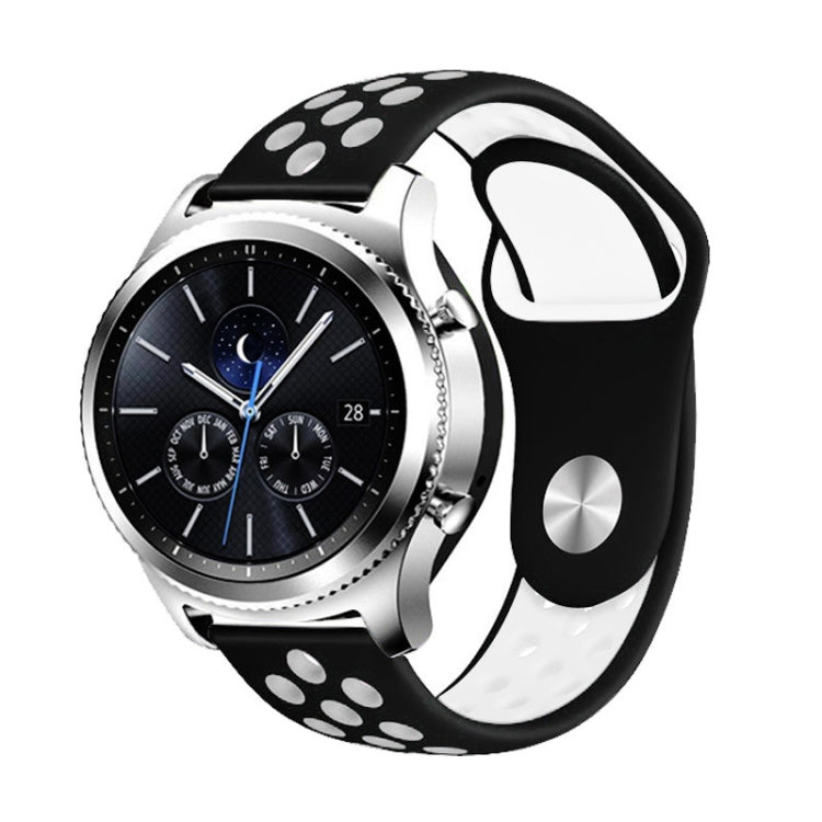 Cinturino silicone bicolore 22 mm per Samsung Gear S4 Active