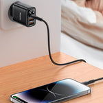 Caricabatterie digitale Yesido YC67 17W USB Type-C Dual USB