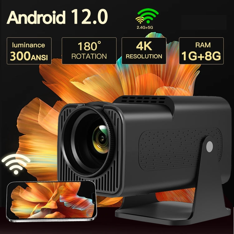 Proiettore portatile Y6S 4K Android 12.0 HD WiFi