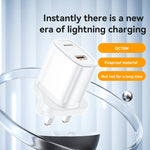 Caricabatterie rapido USB Yesido YC85 PD 18W
